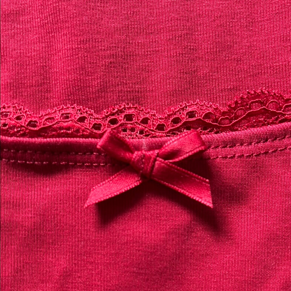 Edikted Mora Lace Rib Trim t-shirt XS - Picture 3 of 4